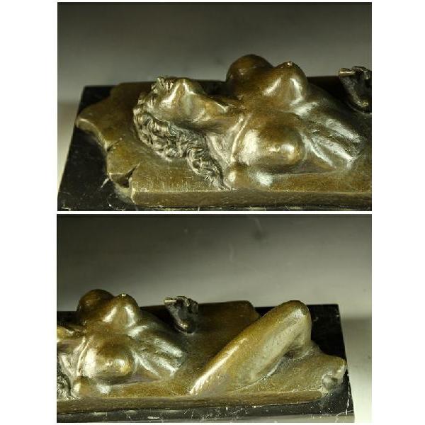 送料無料超人気ブロンズ像横になる裸女Seth Vandable名作 インテリア