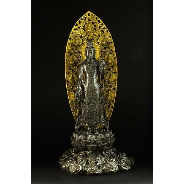 送料無料仏像 インテリア 国宝 薬師寺東院堂「聖観音菩薩立像