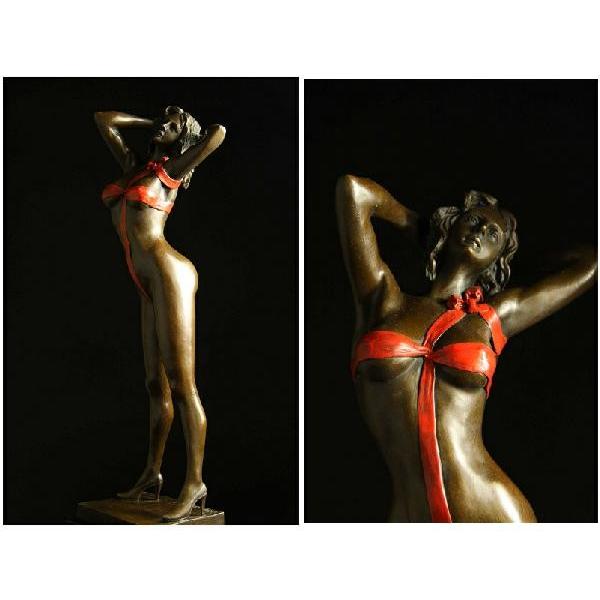 大人気ブロンズ像裸婦像Preiss彩色 大人気ブロンズ像裸婦像Preiss彩色