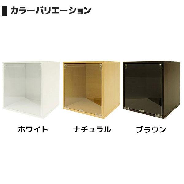 完成品 アクリル扉付き コレクションケース キューブボックスα