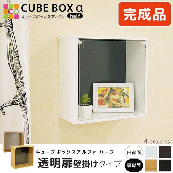 完成品 壁で魅せるコレクション 壁掛け コレクションケース キューブ