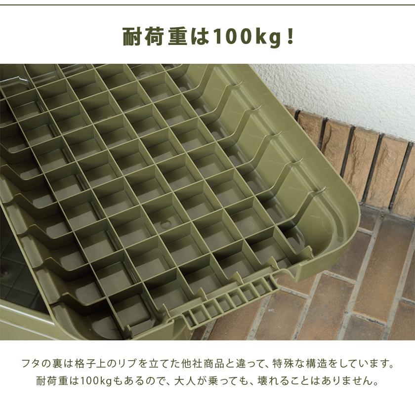 トランクカーゴ 30L 釣り レジャーボックス 大型 収納ボックス プラスチック アウトドア キャンプ 屋外 室内 フタ付き 取っ手付き p｜bikagu｜04