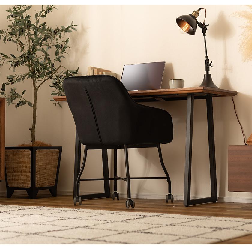 ARIES　キャスター付きダイニングチェア　ナチュラル ARIES キャスター付きダイニングチェア ナチュラル(NA)