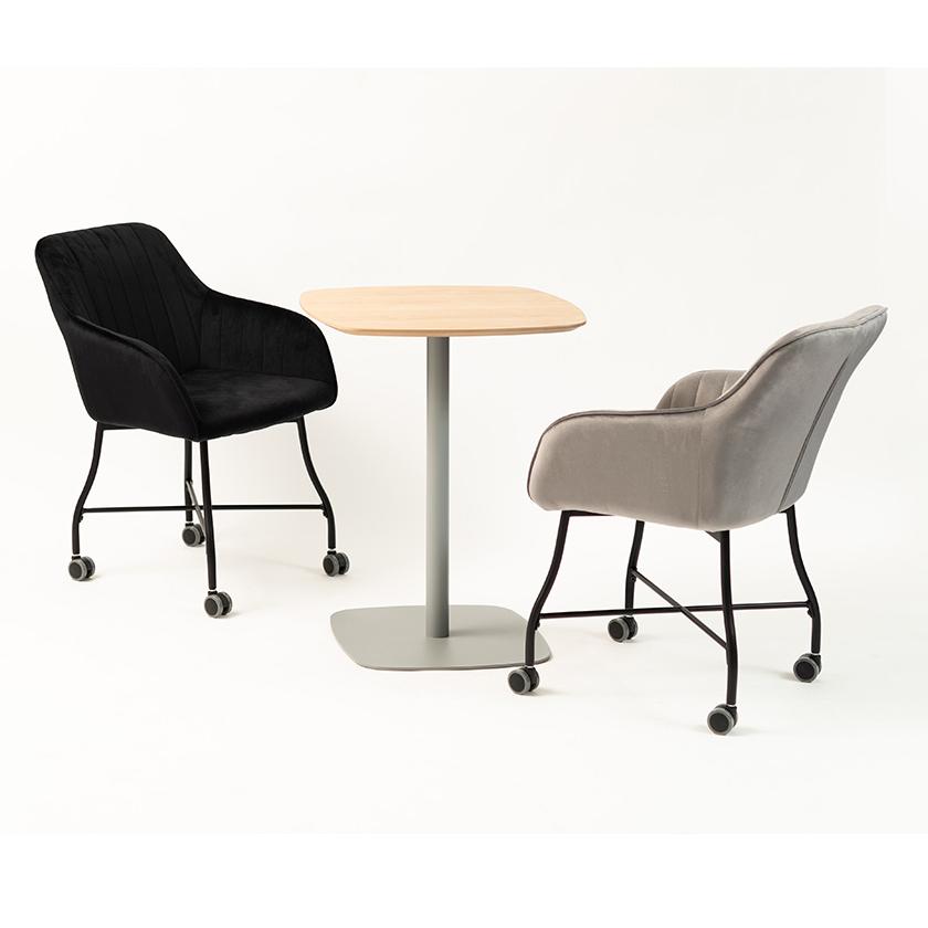 ダイニングから書斎まで キャスター付き リビングチェア ダイニング