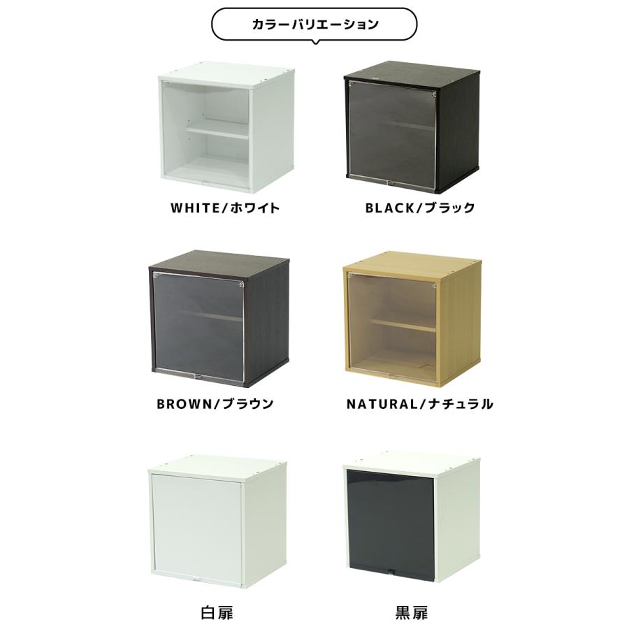 3個セット UVカット 新フラップ扉 フィギュアケース キューブボックスα