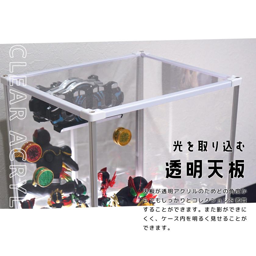 LED2段セットUVカット コレクションケース Fケース ハイタイプ LED2段セットUVカット コレクションケース Fケース ハイタイプ