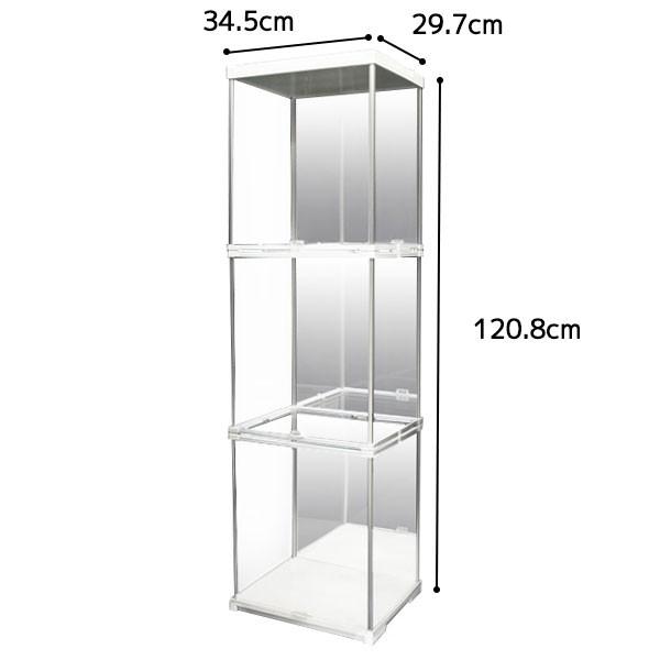 Uvカット アクリル コレクションケース 3段セット Ledなし 背面ミラー フィギュアケース コレクションボード F Fc Set003 Uv Houseboat 通販 Yahoo ショッピング