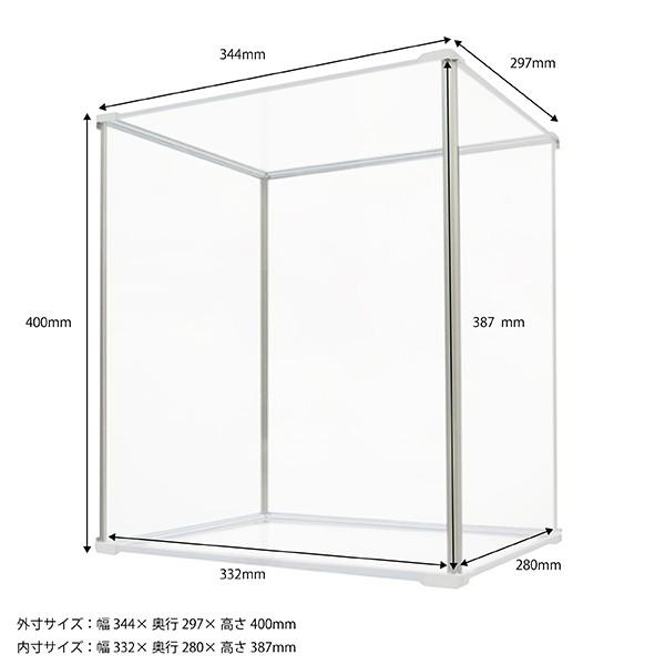 新製品情報も満載 アクリル ショーケース ディスプレイケース フィギュアケース 送料無料 背面ホワイト 3段セット Ledなし Fケース コレクションケース フィギュア Www Cave Mathelin Com