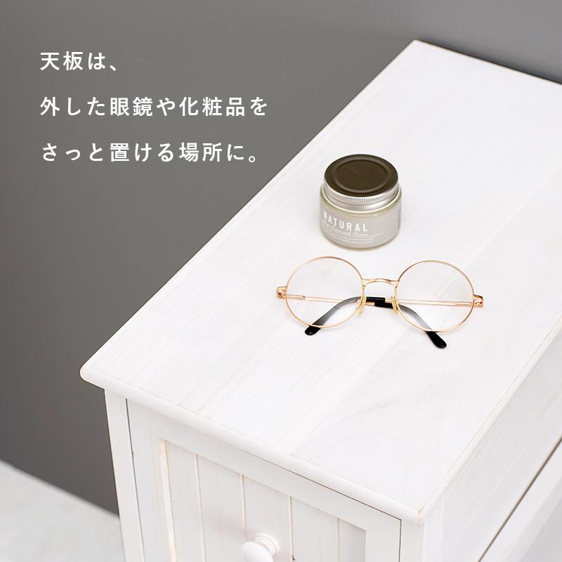 フォロー割【新品】天然木 スリムチェスト アンティーク調 シャビー　幅25cm フォロー割【新品】天然木 スリムチェスト アンティーク調 シャビー 幅