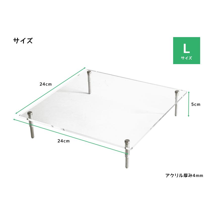 J-STAGE ひな壇 大 正方形 240×240 高さ50 アクリル 雛壇 フィギュア