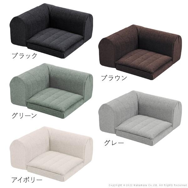 【新品】アイボリー　1人掛け+コーナーフロアソファ（背もたれ部分のみです） もっちり ローソファー コーナー 単品 こたつ 座椅子 一人掛け フロア
