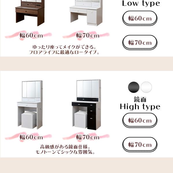 ドレッサー 三面鏡 コンパクト デスク スツール付き コンセント付き