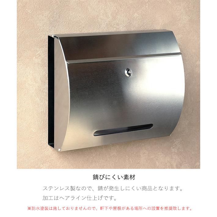 ステンレス 壁掛けポスト 郵便ポスト 郵便受け レターパック ステンレス 壁掛けポスト 郵便ポスト 郵便受け レターパック