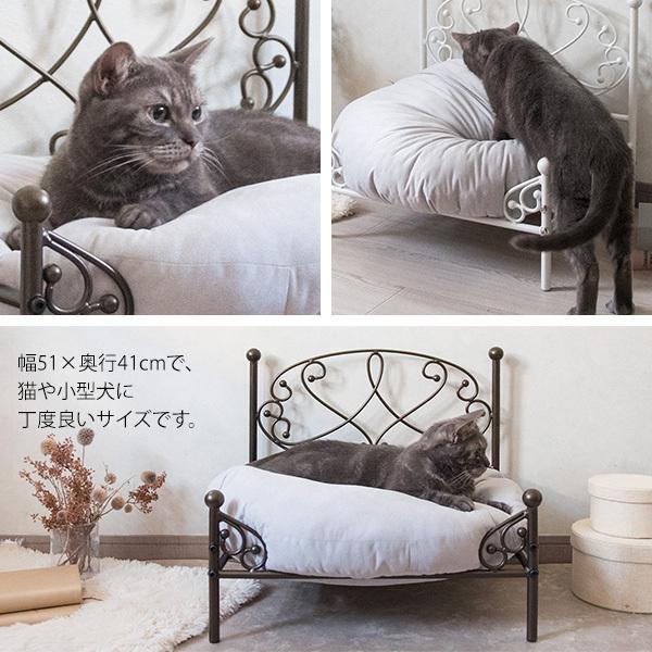 エレガントな寝姿 猫用ベッド アイアン ペットベッド ペット用ベッド 猫ベッド 冬用 夏用 おしゃれ コンパクト 可愛い 姫系 小型犬 N Mt Bsk P500 Houseboat 通販 Yahoo ショッピング