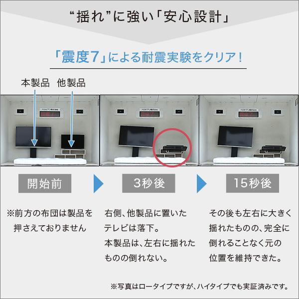 32〜60インチ対応 壁寄せテレビスタンド ハイタイプ / 壁寄せテレビ台 テレビボード 壁掛け おしゃれ ホワイト ５５インチ ６０型 ５５型 白 ブラック f