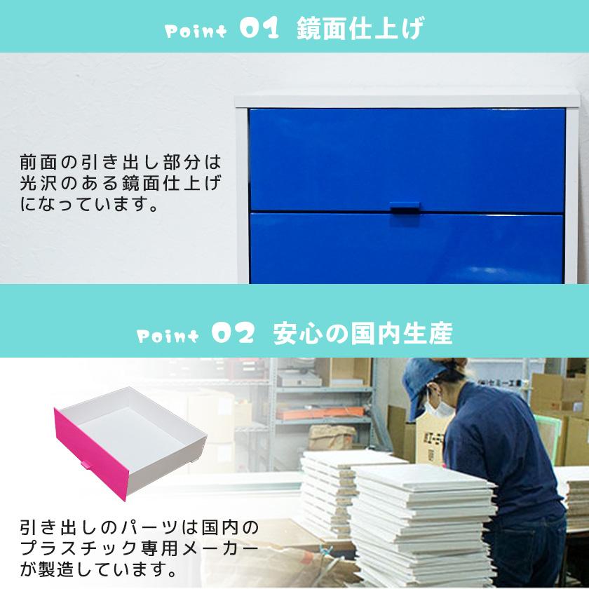 キューブボックスα 3段引き出しタイプ キューブボックス 引き出し 収納