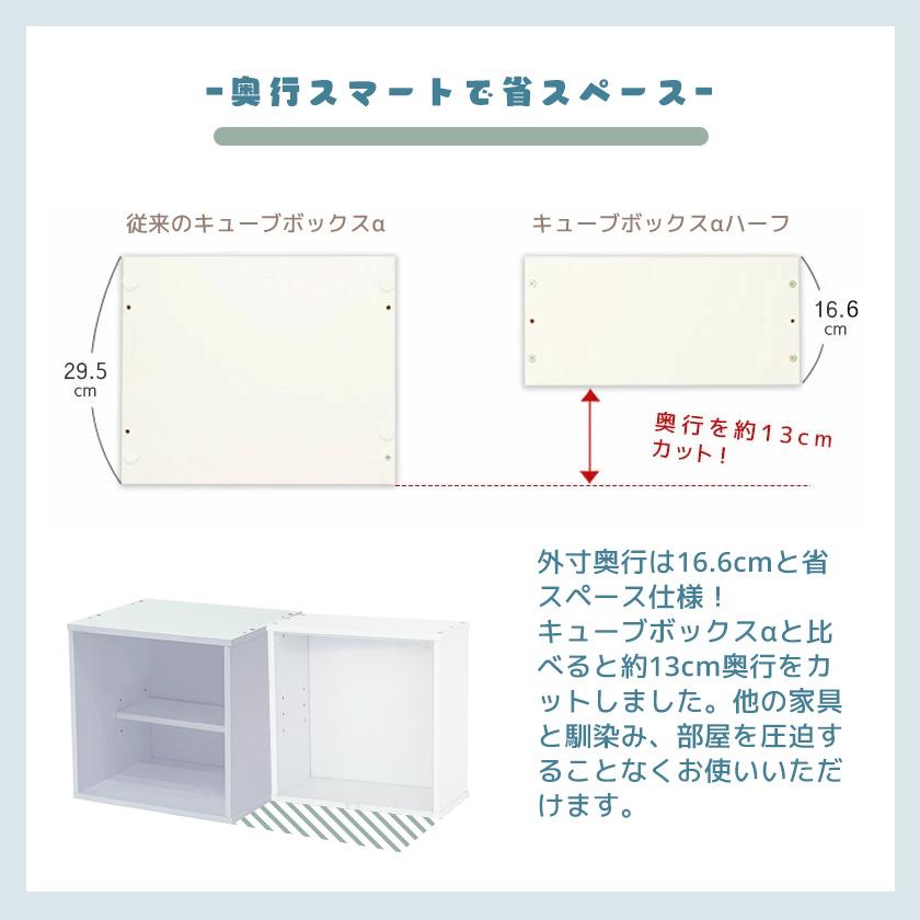 壁掛け キューブボックスα 改 新フラップ扉 or フロントパネル 背面