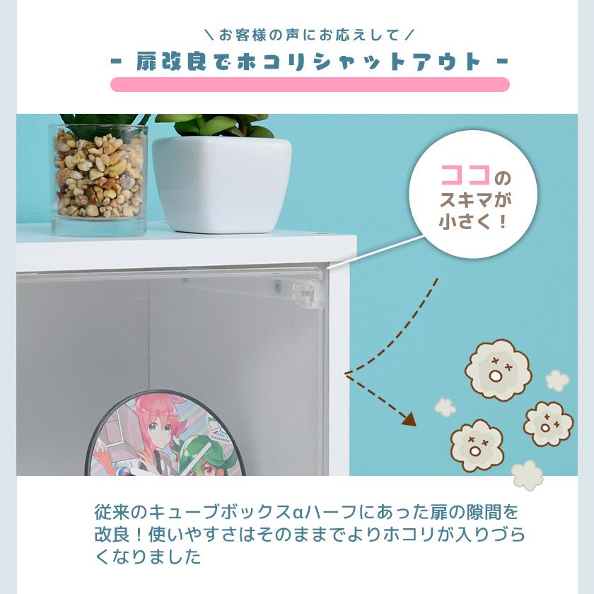 壁掛け キューブボックスα 改 新フラップ扉 or フロントパネル 背面