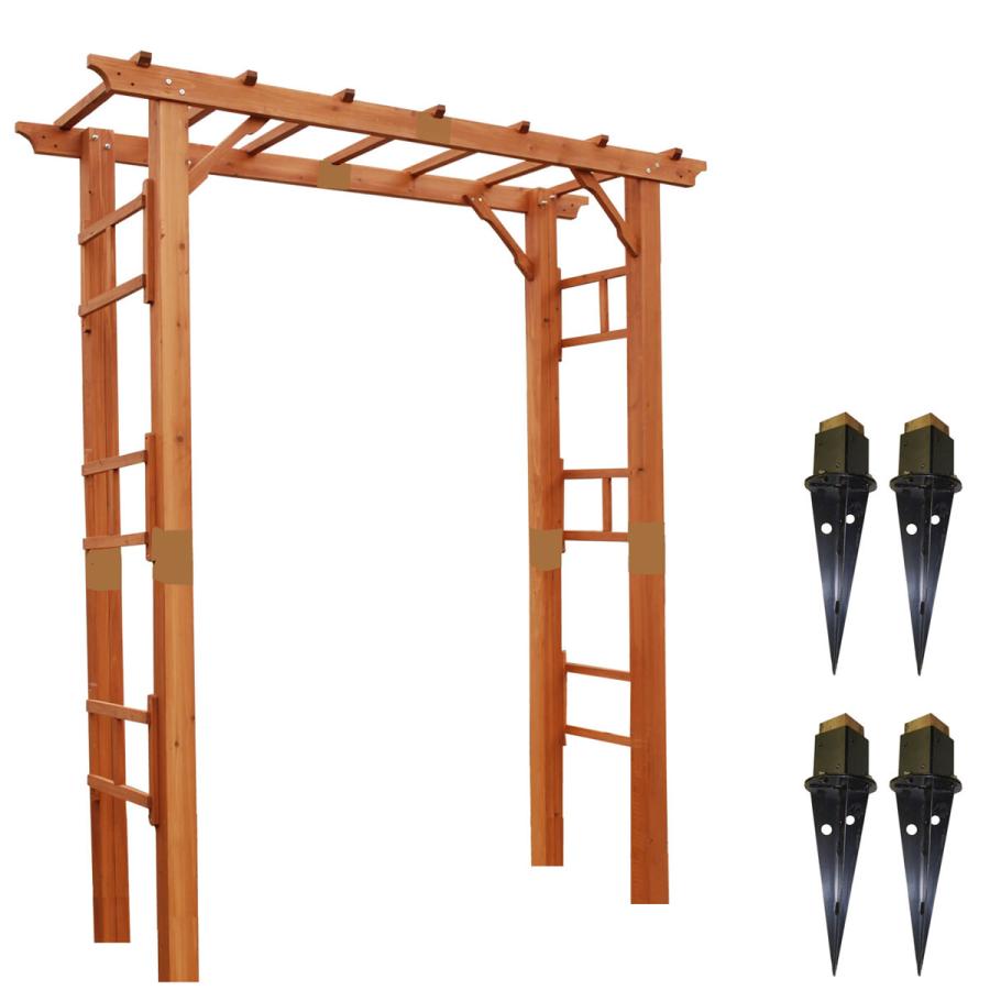 43 割引 Sale 55 Off パーゴラアーチ金具セットガーデンウッド天然木フェンス仕切り花壇フラワーガーデニン 住宅設備 ライト ガーデニング Diy 工具 Coyoterungolf Com
