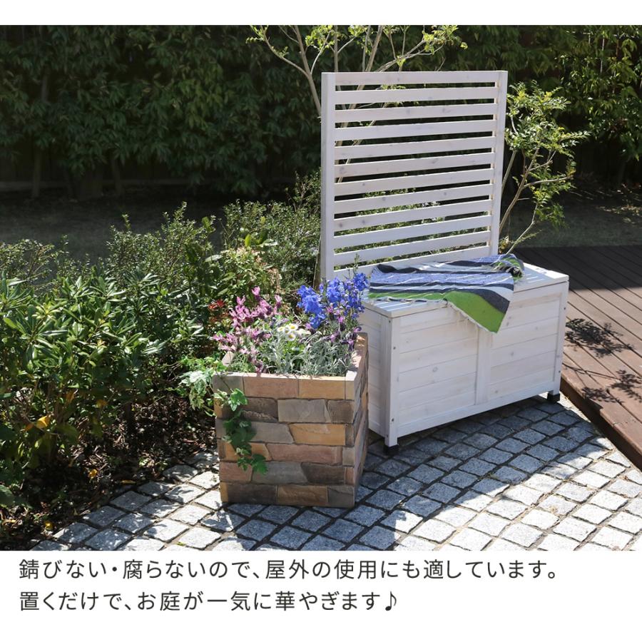 レンガ風プランター 幅40cm マグネシウムプランター 大型 プランター