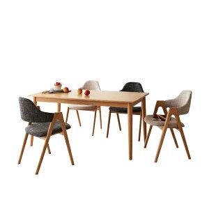 北欧 ダイニングテーブルセット 5点 無垢材 天然木製 タモ材 4人 ホワイト 白 150 P Tu Houseboat 通販 Yahoo ショッピング