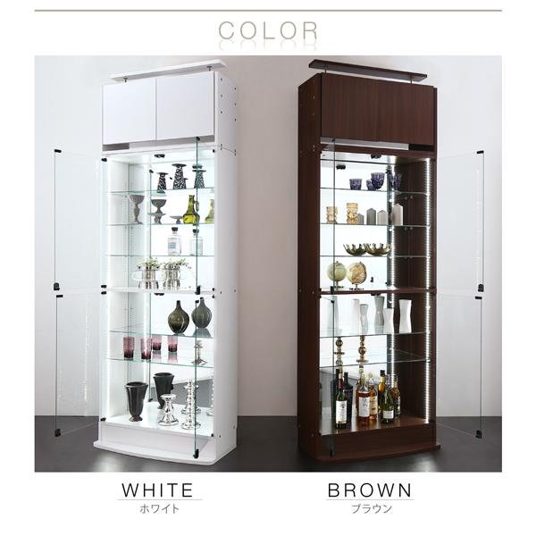 壁一面にコレクション 背面ミラー付き コレクションラック レギュラー