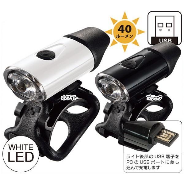 GP（ギザプロダクツ） CG-214W ホワイト LED/CG-214W White LED(フロントライト)(USB充電式)(GIZA PRODUCTS)｜bike-king