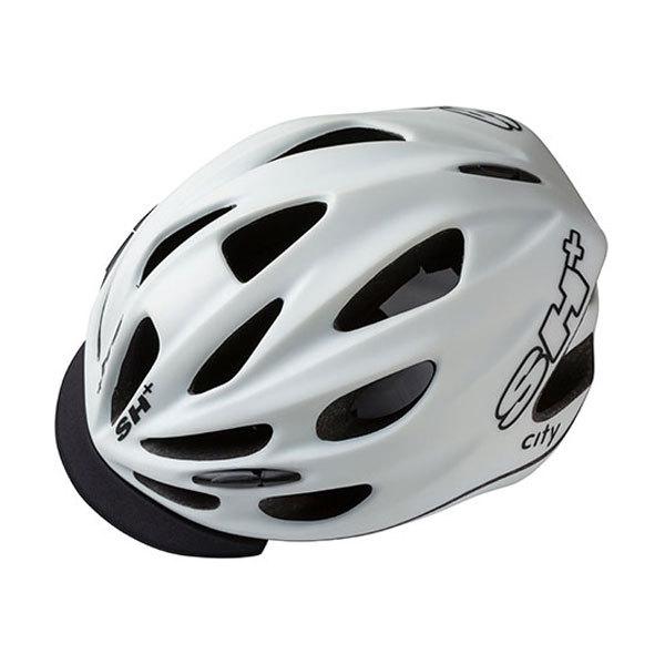 SH+ SHAKE CITY シェイクシティ ヘルメット WHITE MATT JCF公認 : サイクルショップ バイクキング - 通販 ...