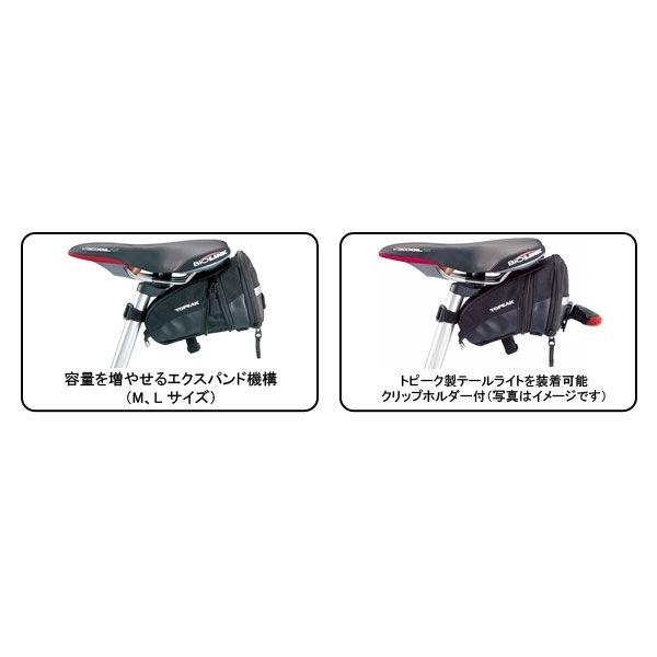 TOPEAK（トピーク） サドルバッグ エアロ ウェッジ パック (ストラップ 