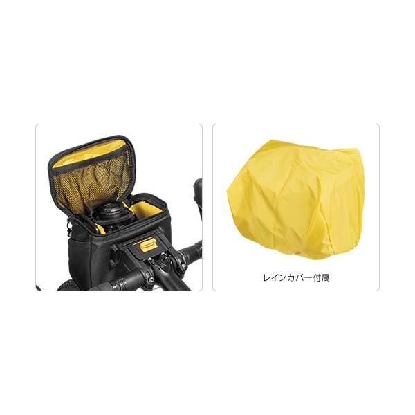 中古　TOPEAK フロントバッグ　リアキャリア・バッグ　泥除け、レインカバー TOPEAK（トピーク） コンパクト ハンドルバー バッグ : サイクル