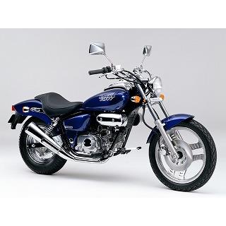 マグナ50 パールヘロンブルー ウレタン塗料250gセット : バイク