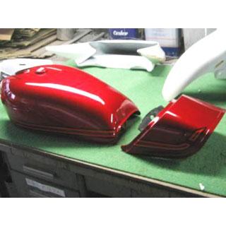 GS400E2 キャンディージプシーレッド ウレタン塗料セット250g