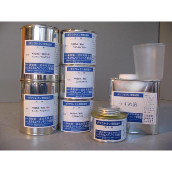 KH250／400 ヒゲライン図面付き 純正色塗料セット σ : バイクペイント