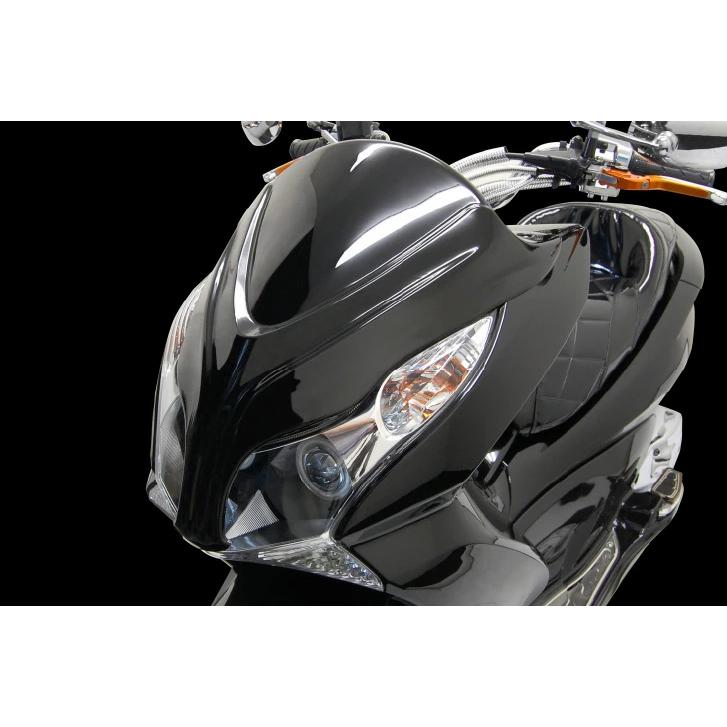 ホンダ PCX カスタム フロントマスク ブラック 黒 フロント ホンダ PCX カスタム フロントマスク ブラック 黒 フロント