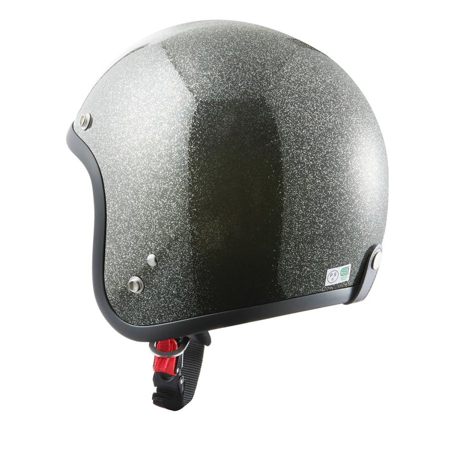 バイクヘルメット ヘルメット スモールジェット ブラックラメ バイクヘルメット ヘルメット スモールジェット ブラックラメ