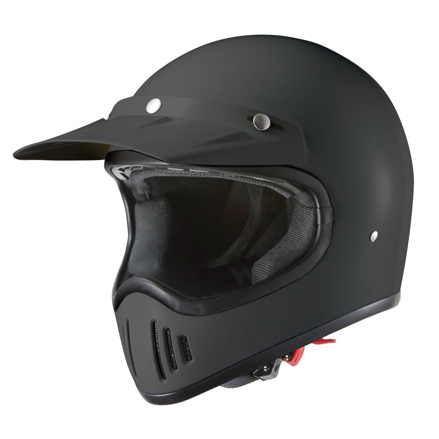 バイクヘルメット L マットブラック ビンテージ フルフェース バイクヘルメット L マットブラック ビンテージ フルフェース