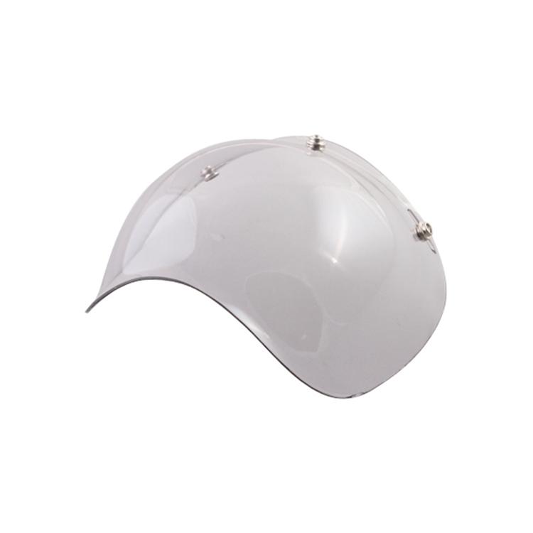バイクヘルメット バブルシールド 単色 ライトスモーク 新品 バイク