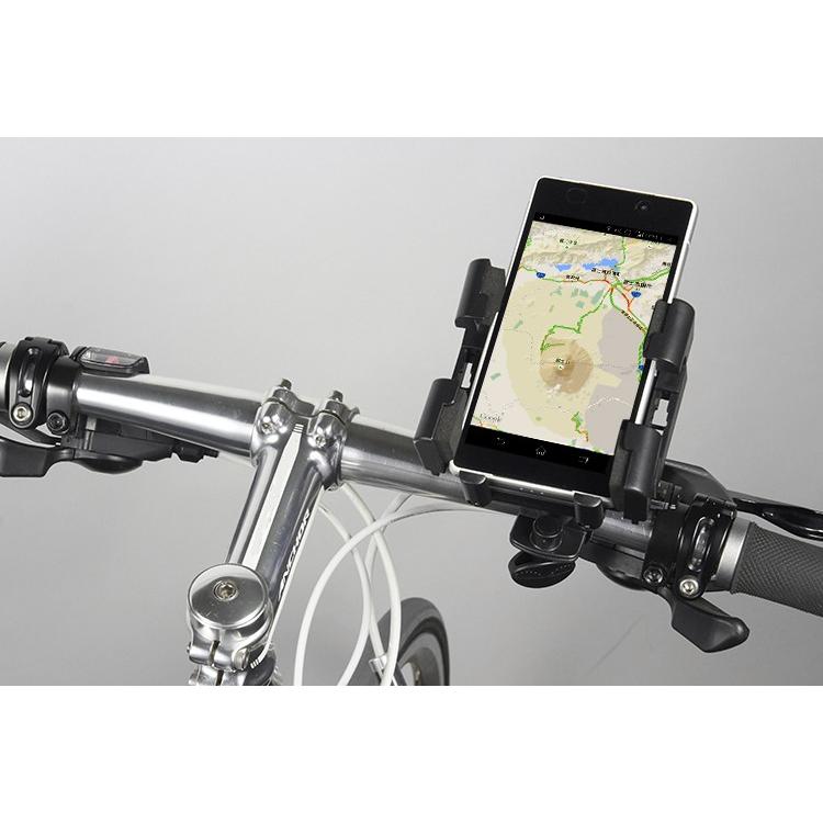 【新品】クロスバイク スマホホルダー付き マルチホルダー スマホホルダー バイク 自転車 オートバイ スクーター