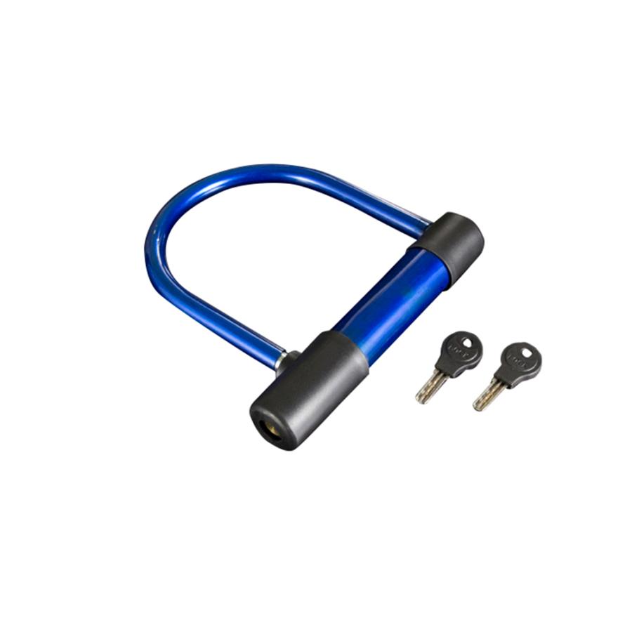 U字ロック ワイドタイプ ブルー 青 新品 バイク オートバイ