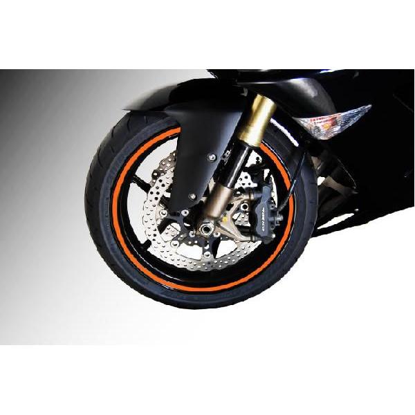 汎用 17インチ ホイール用 リムステッカー オレンジ リムライン 【RC8 DUKE125 KTM SuperMotoT ZX-6R Z750 VTR1000F Ninja250R GSR250 CBR250R】｜bike-parts-center｜02
