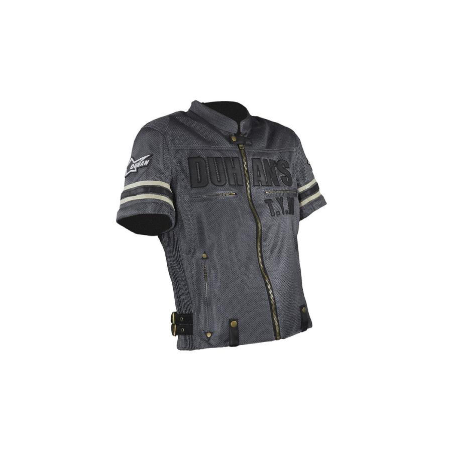 DUHAN モーターサイクル メッシュジャケット XL グレー 3 DUHAN モーターサイクル メッシュジャケット XL グレー 3