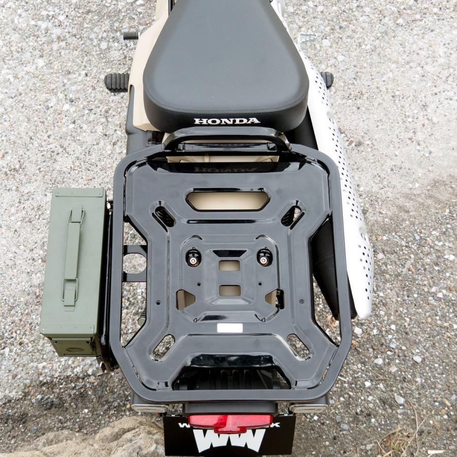 1年保証付き CT125 ハンターカブ アンモボックス キット 小 パニアケース JA55 JA65 外装 小物入れ WW製 ワールドウォークの画像