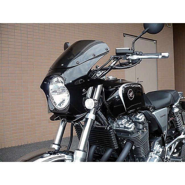 CB1100 CB1300SF 汎用ビキニカウル DS-01タイプAERO ダークネスブラックメタリック 風防 カスタムパーツ｜bike-world-walk