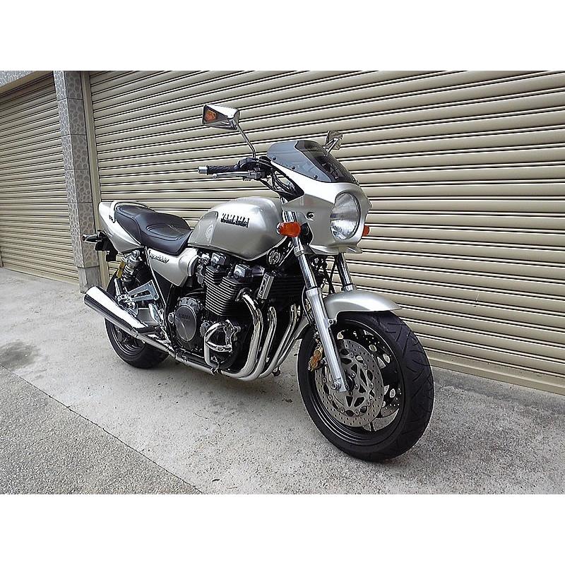 XJR1200 ビキニカウル [DS-01] タイプRスクリーン [純正色塗装] ABS製 ボルト付 風防 カスタムパーツ｜bike-world-walk