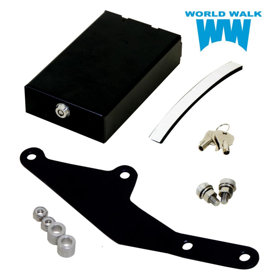 ワールドウォーク（WORLD WARK） 1年保証付き バイク用鍵付ETCケース