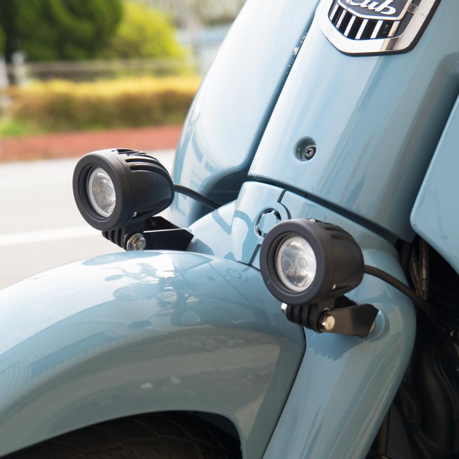1年保証付き ホンダ スーパーカブ110 用フォグランプキット fog-3_1