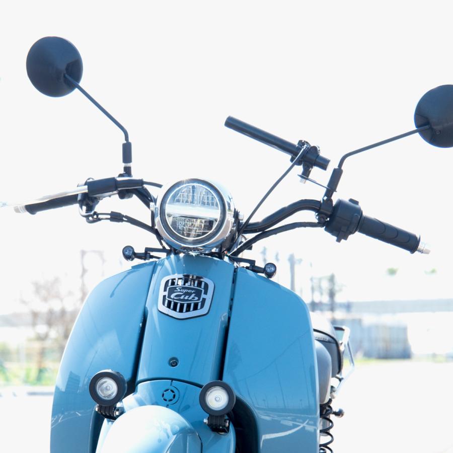 1年保証付き ホンダ スーパーカブ110 用フォグランプキット fog-3_6