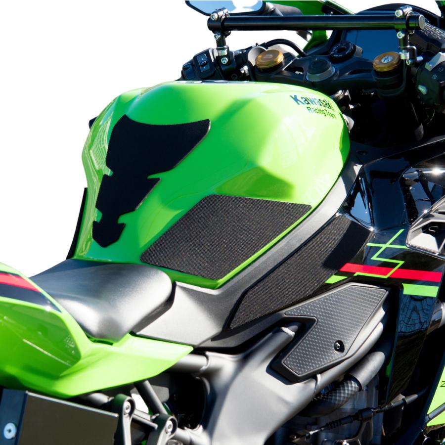 【1年保証付き】国内製造 Ninja ZX-4RR ZX-4R SE タンクパッド ５パーツ 8BL-ZX400P タンク 傷防止｜bike-world-walk｜09