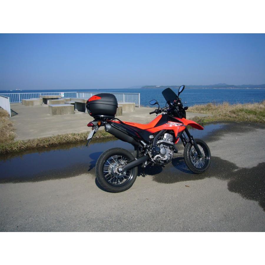 ワールドウォーク - 1年言いはなつ付き添い人 CRF250M相応う 後ろ側ボックス席 とっ始め容れもの 汎用 フォーカラーレンズ 後ろ側ボックス席 30L