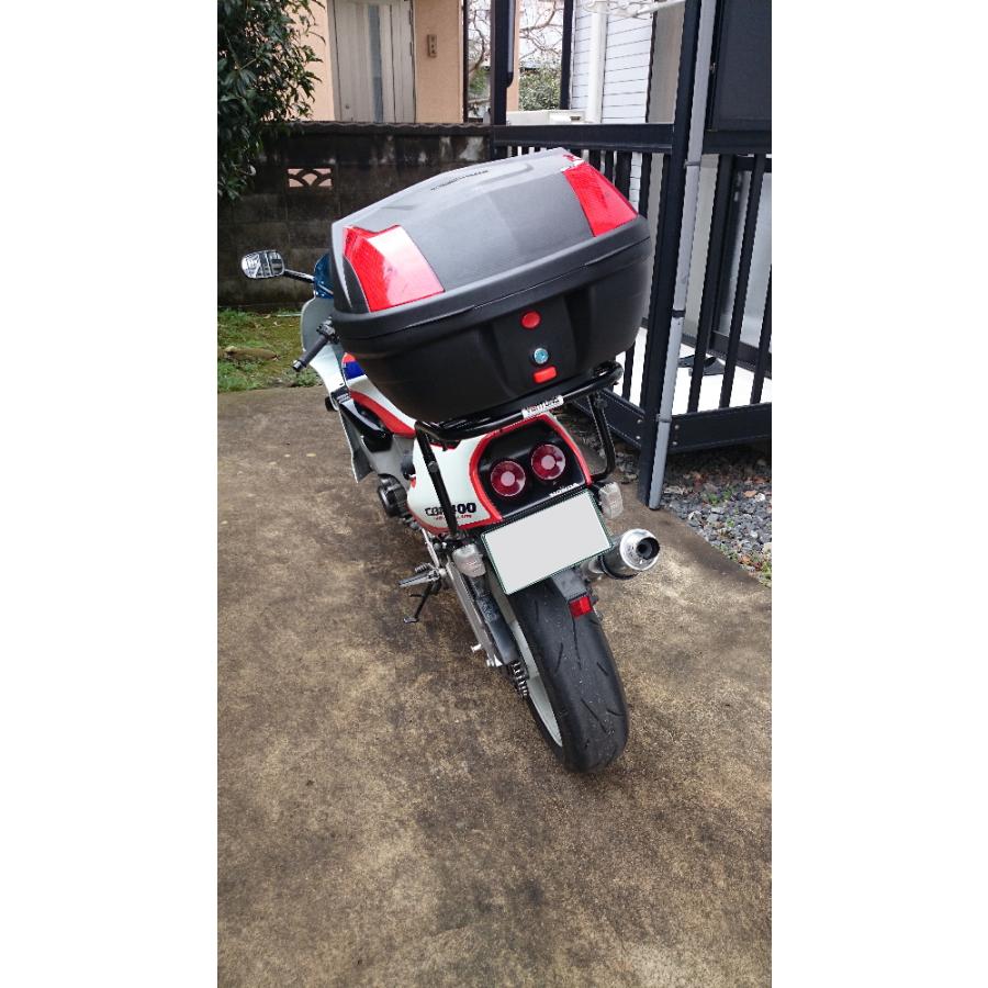 CBR400RR対応 リアボックス リアBOX トップケース 汎用 ツーカラーレンズ リアボックス エクスクルーシブ 32L